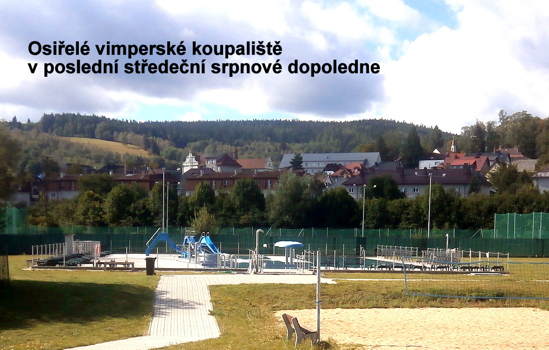 Letní koupaliště Vimperk zažívá rekordní srpnovou návštěvnost